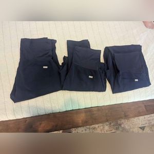 Figs Maternity Scrub bottoms XL Tall Navy